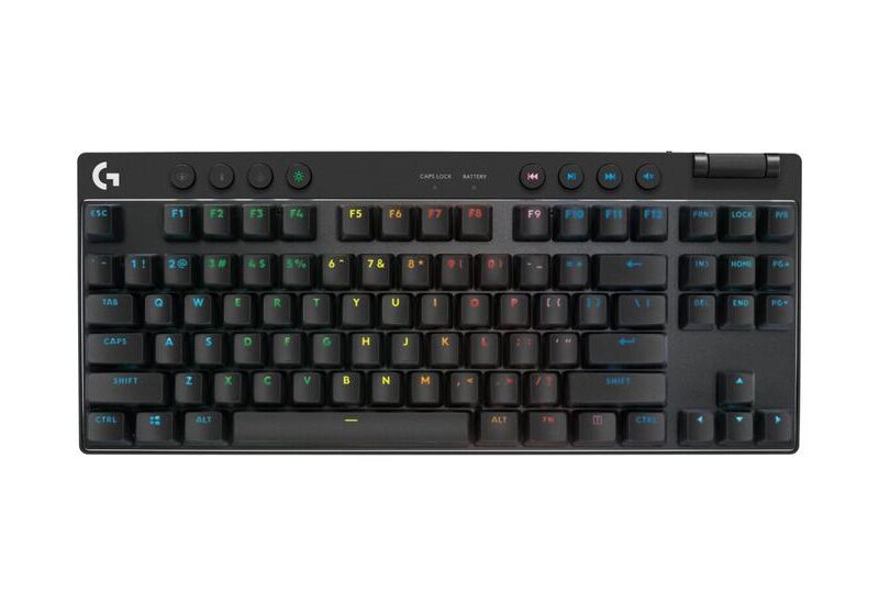 Logitech G PRO X TKL - tastatur - gaming - QWERTY - US International - sort Indgangsudstyr