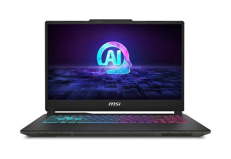 MSI Cyborg 15 AI A1VFK-023NEU Bærbar PC - Intel Core Ultra 7 (Serie 1) 155H / 1.4 GHz - 16 GB DDR5 - 512 GB SSD M.2 PCIe 4.0 - NVM Express (NVMe) - 15.6"