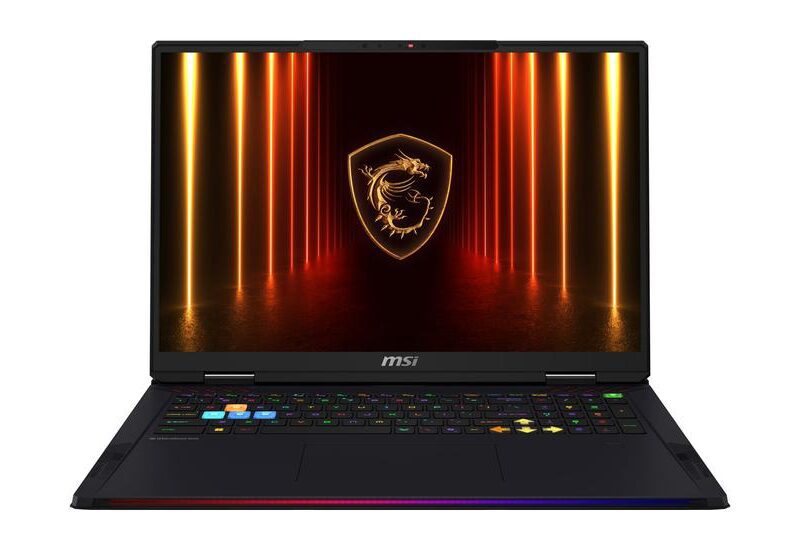 MSI Raider A18 HX A9WIG-007NEU Bærbar PC - AMD Ryzen 9 9955HX3D / 2.5 GHz - 64 GB DDR5 - 2 TB SSD M.2 2280 PCIe 4.0 - NVM Express (NVMe) - 18"