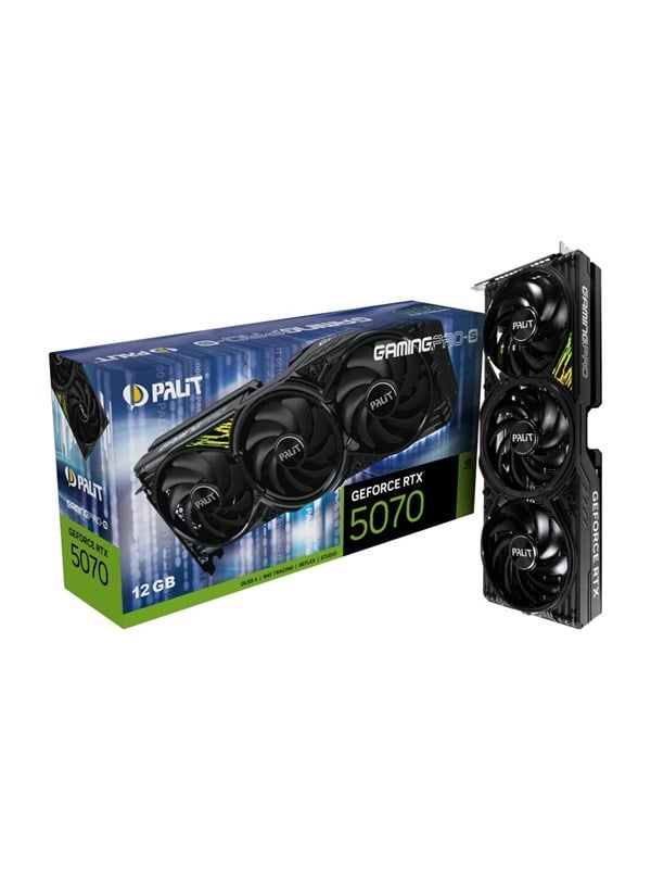 Palit GeForce RTX 5070 GamingPro-S - 12GB GDDR7 RAM - Grafikkort