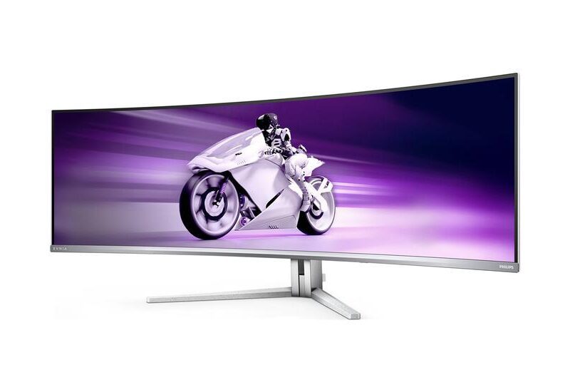 Philips Evnia 8000 49M2C8900 skærm - 49" - 0,03ms - Dual Quad HD 5120x1440 ved 240Hz QD OLED