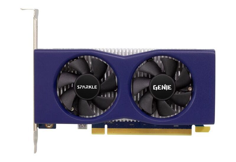 SPARKLE Intel Arc A380 GENIE Grafikkort - lavprofil - 6GB GDDR6 - Intel Arc A380 - PCI Express 4.0 x8
