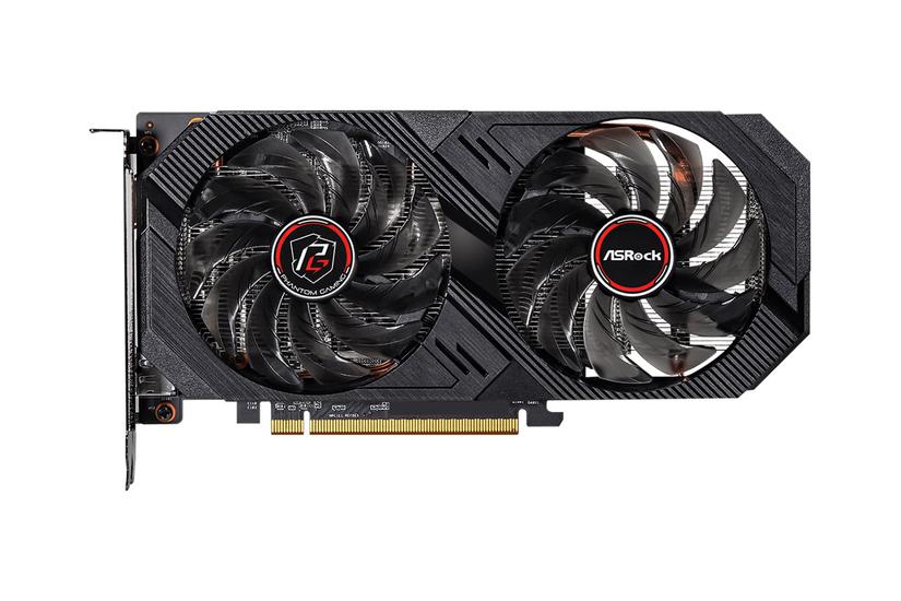 ASRock Phantom Gaming Radeon RX 6500 XT 8GB OC Grafikkort - 8GB GDDR6 - AMD Radeon RX 6500 XT - PCI Express 4.0 x8