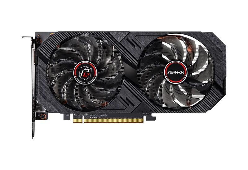 ASRock Phantom Gaming Radeon RX 6500 XT 8GB OC Grafikkort - 8GB GDDR6 - AMD Radeon RX 6500 XT - PCI Express 4.0 x8