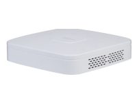Dahua Technology Lite NVR2104-P-4KS3, 4 kanaler, 3840 x 2160 pixel, 4 kanaler, G.711 A-law, G.711 µ-law, G.726, H.264+, H.265, H.265+, M-JPEG, Indbygget LINUX