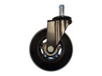 LC Power - Styrehjul - 75 mm - sort (pakke med 5)