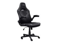 Trust GXT 703 RIYE - Spillestol - armstøtter - L-formet - vippe - drejeled - syntetisk læder, elastisk stof - sort